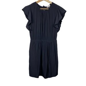ARITZIA Wilfred Flutter Sleeve ‘Banas’ Mini Dress, Black, Size 2
